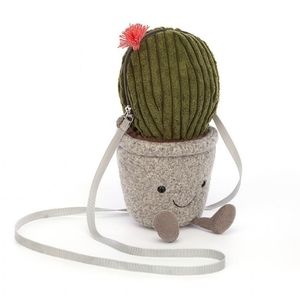 Jellycat Amuseable Cactus Bag 10x4" Crossbody Soft & Plush NWT